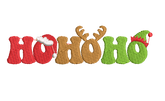 Christmas HoHoHo : Embroidery Design - FineryEmbroidery
